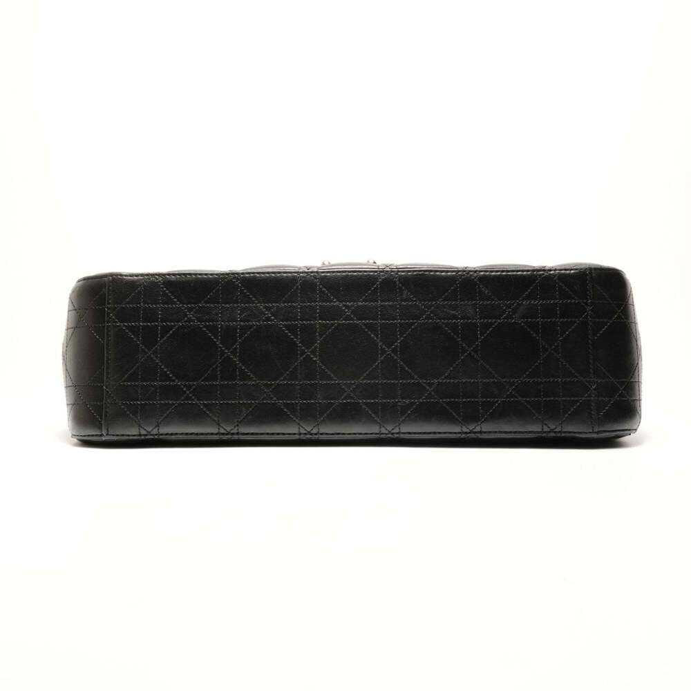 CHRISTIAN DIOR Black Leather Shoulder Bag - Picture 7 of 14